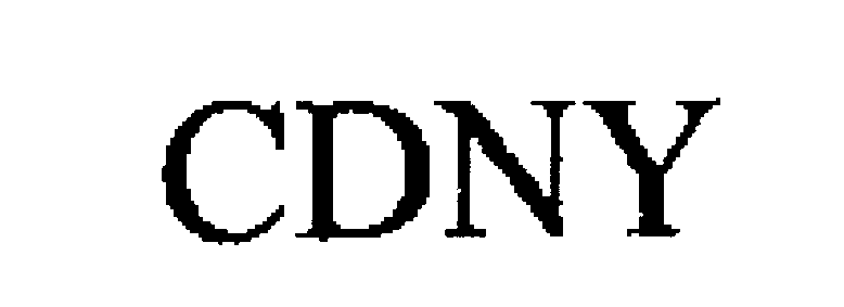 Trademark Logo CDNY