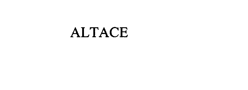 Trademark Logo ALTACE