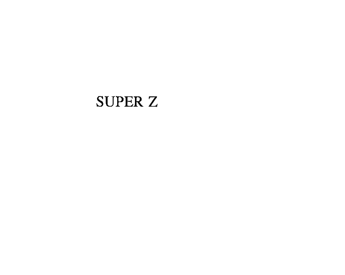 Trademark Logo SUPER Z