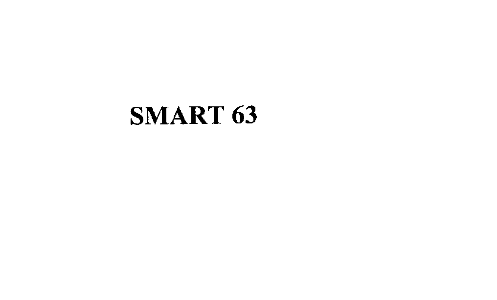 Trademark Logo SMART 63