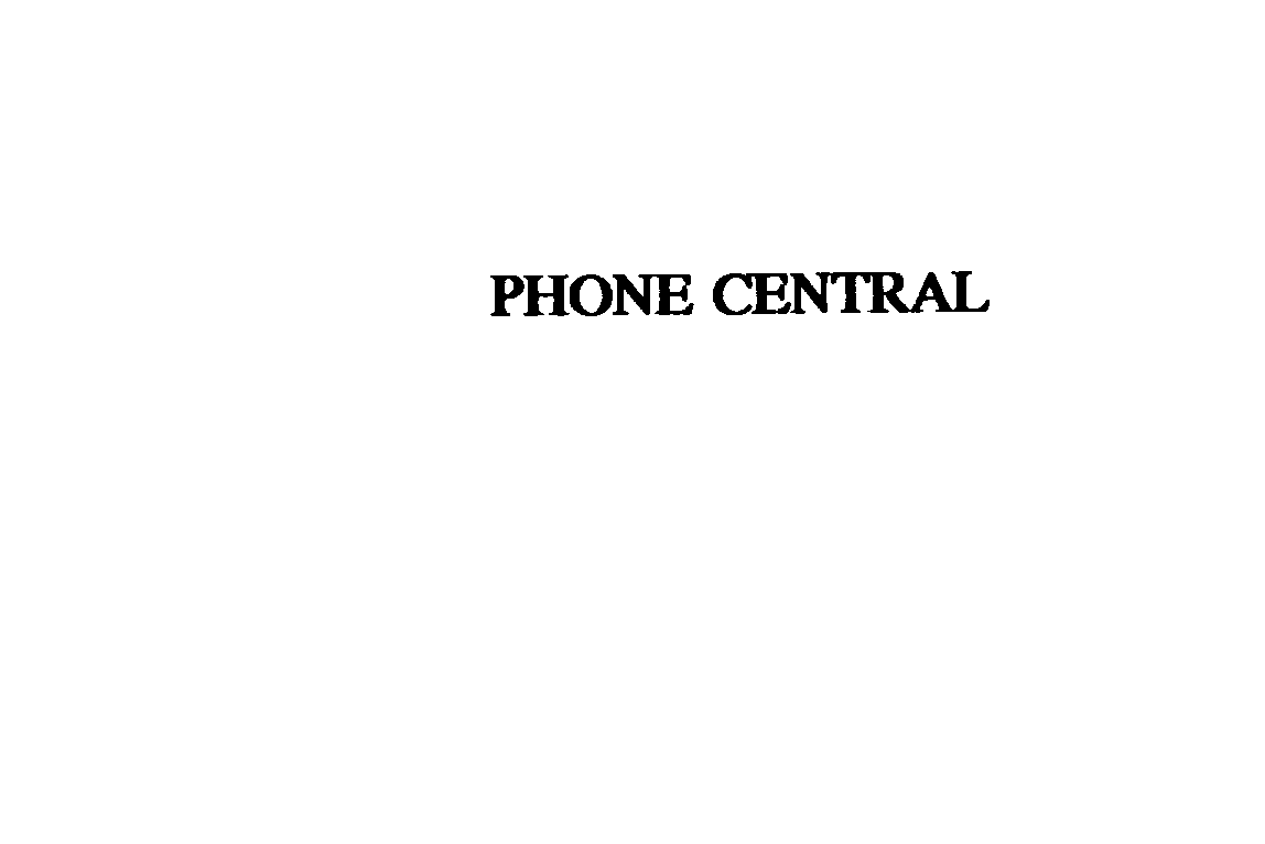  PHONE CENTRAL