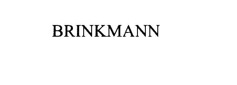 Trademark Logo BRINKMANN
