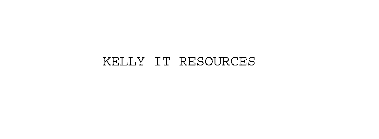  KELLY IT RESOURCES