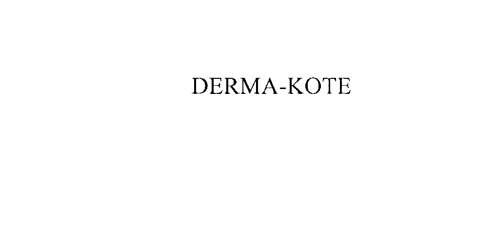  DERMA-KOTE