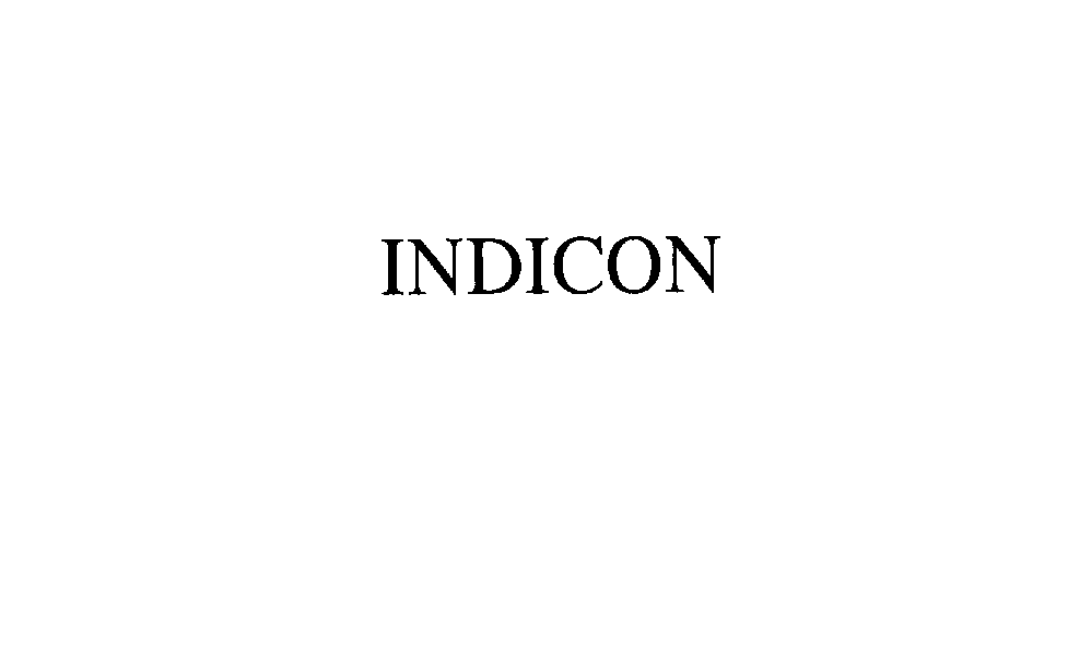 Trademark Logo INDICON