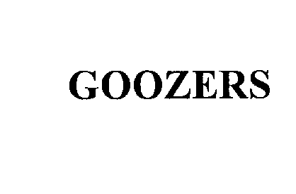Trademark Logo GOOZERS