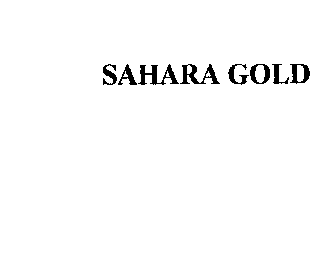 SAHARA GOLD