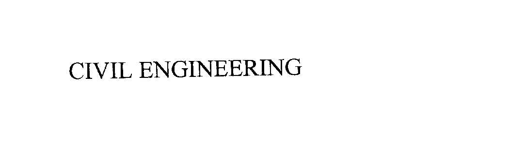  CIVIL ENGINEERING