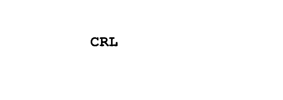 Trademark Logo CRL