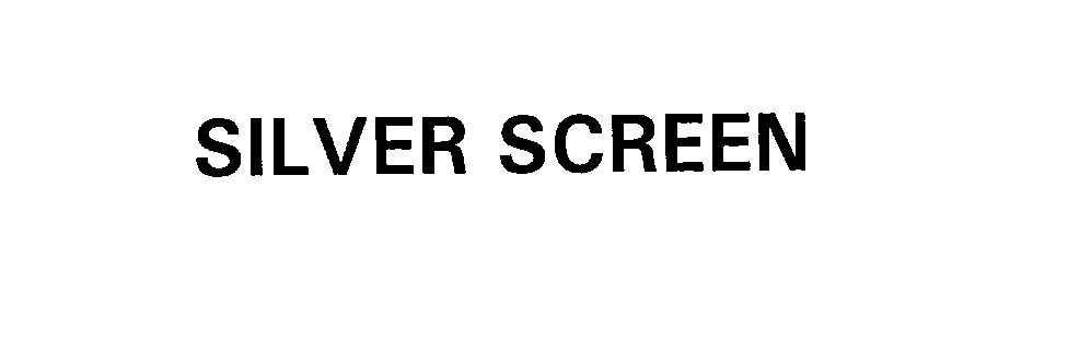 Trademark Logo SILVER SCREEN