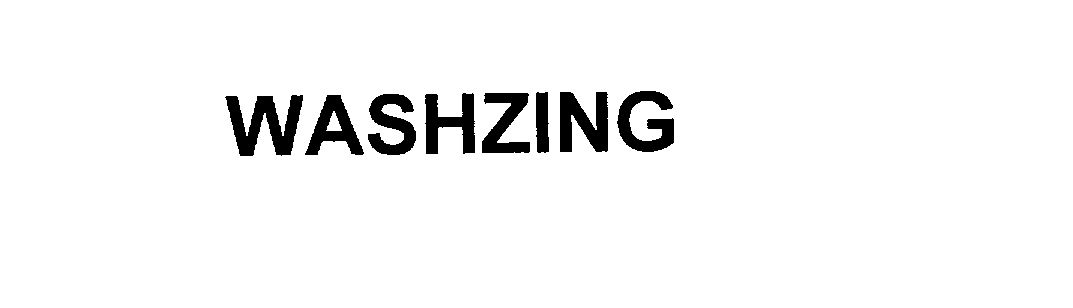 Trademark Logo WASHZING