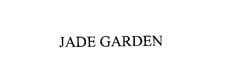  JADE GARDEN