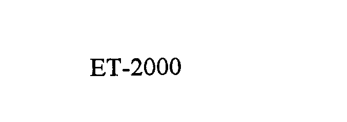 Trademark Logo ET-2000