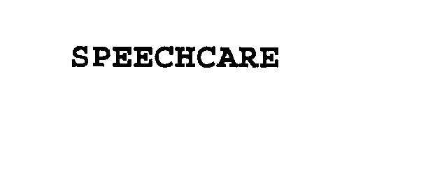 Trademark Logo SPEECHCARE