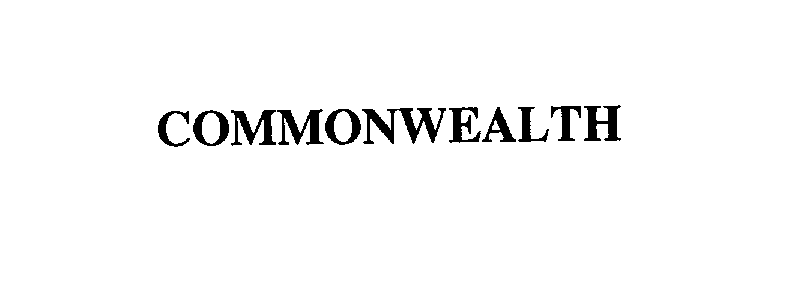 Trademark Logo COMMONWEALTH