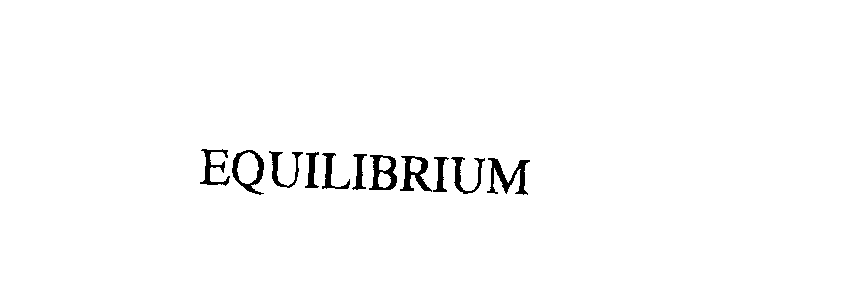 Trademark Logo EQUILIBRIUM