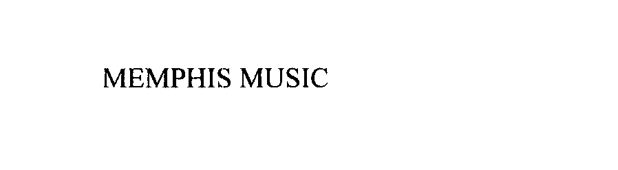 Trademark Logo MEMPHIS MUSIC