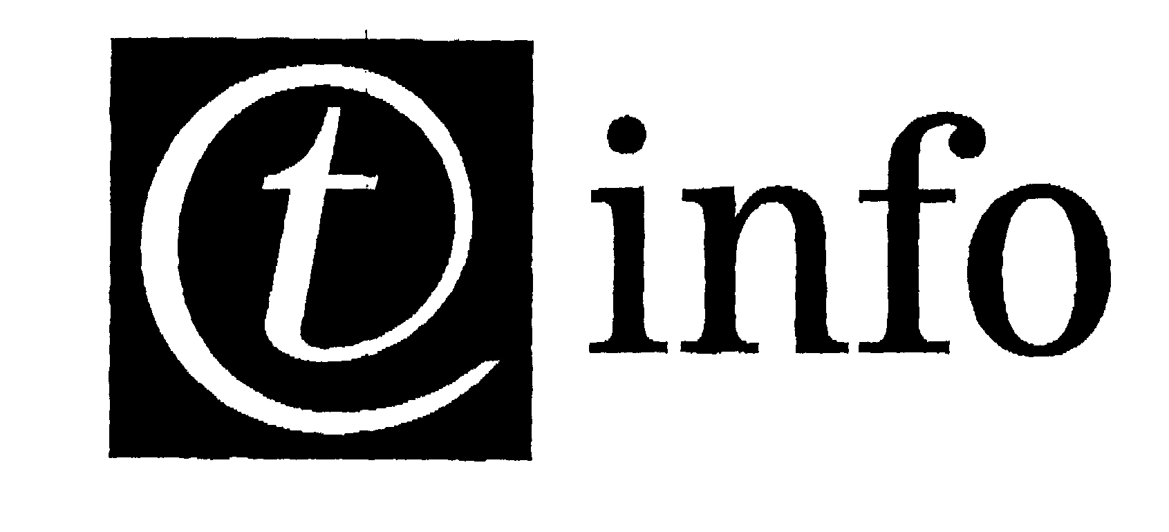 Trademark Logo T INFO