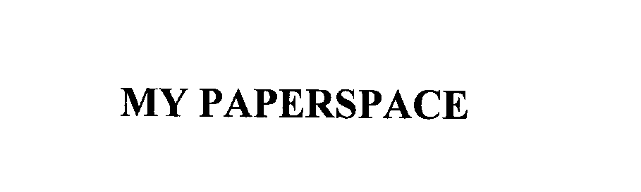  MY PAPERSPACE