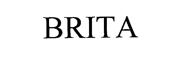 Trademark Logo BRITA