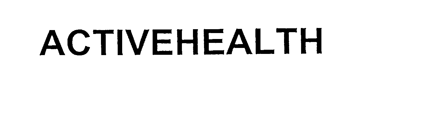 Trademark Logo ACTIVEHEALTH