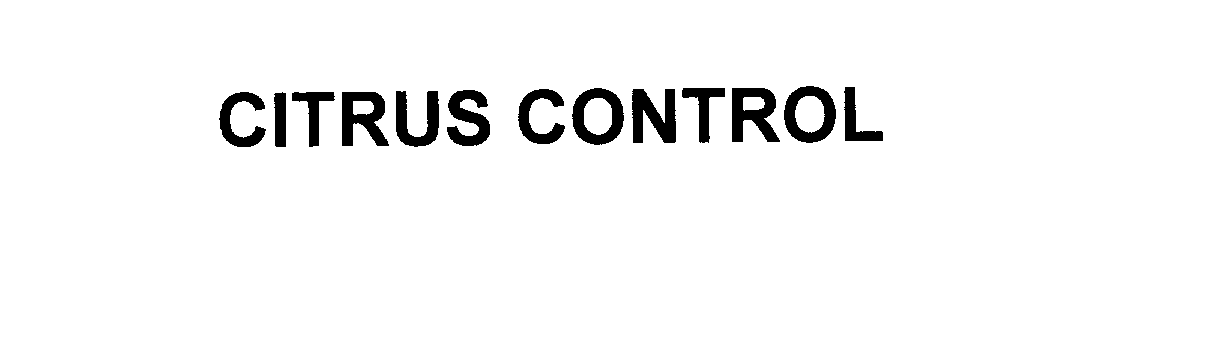  CITRUS CONTROL