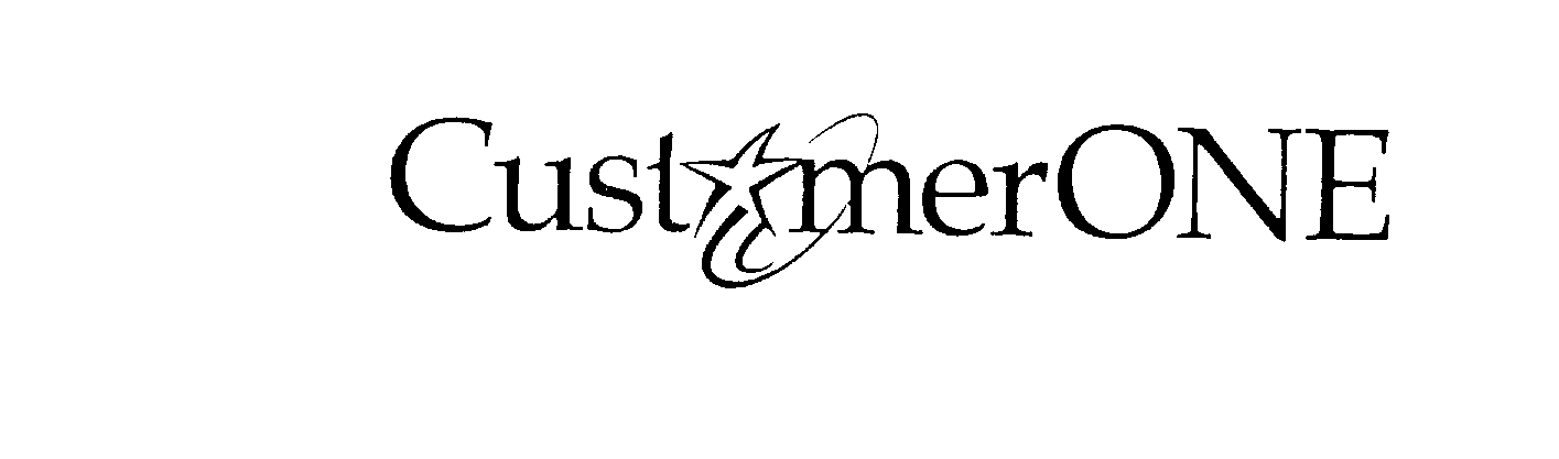 Trademark Logo CUSTOMERONE