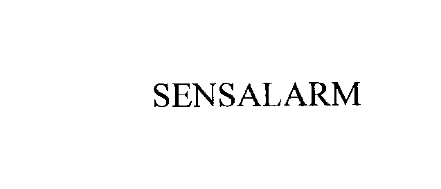 Trademark Logo SENSALARM