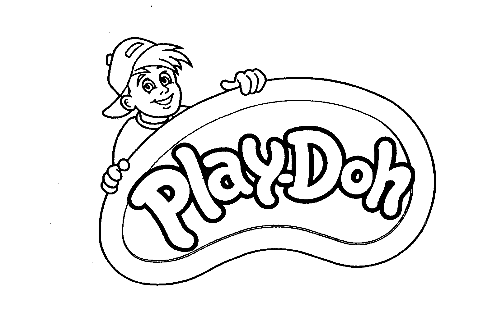 230827212705 Playdoh Style Black On White Graphic by