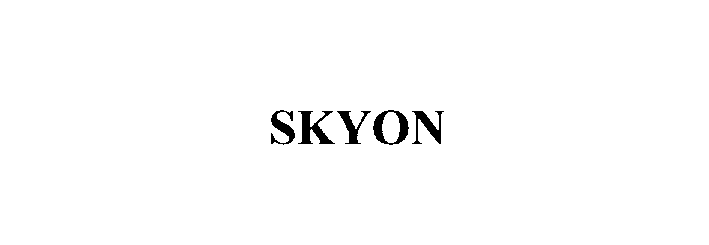 Trademark Logo SKYON