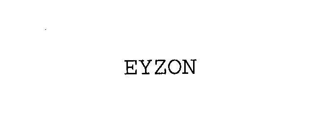 Trademark Logo EYZON