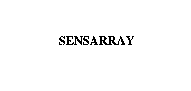 Trademark Logo SENSARRAY