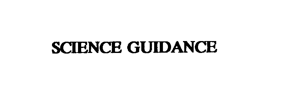  SCIENCE GUIDANCE