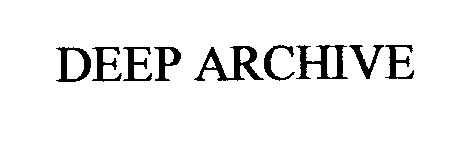 Trademark Logo DEEP ARCHIVE