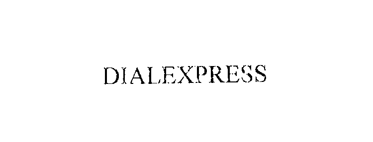 Trademark Logo DIALEXPRESS