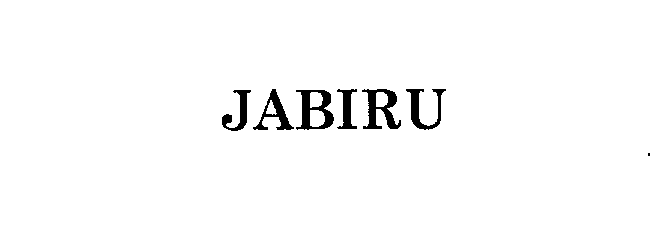 JABIRU