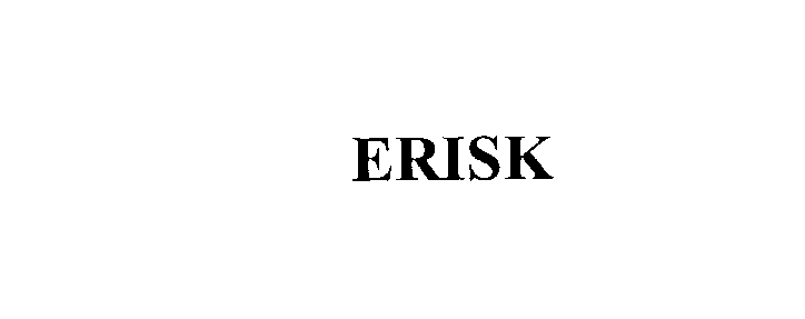 Trademark Logo ERISK