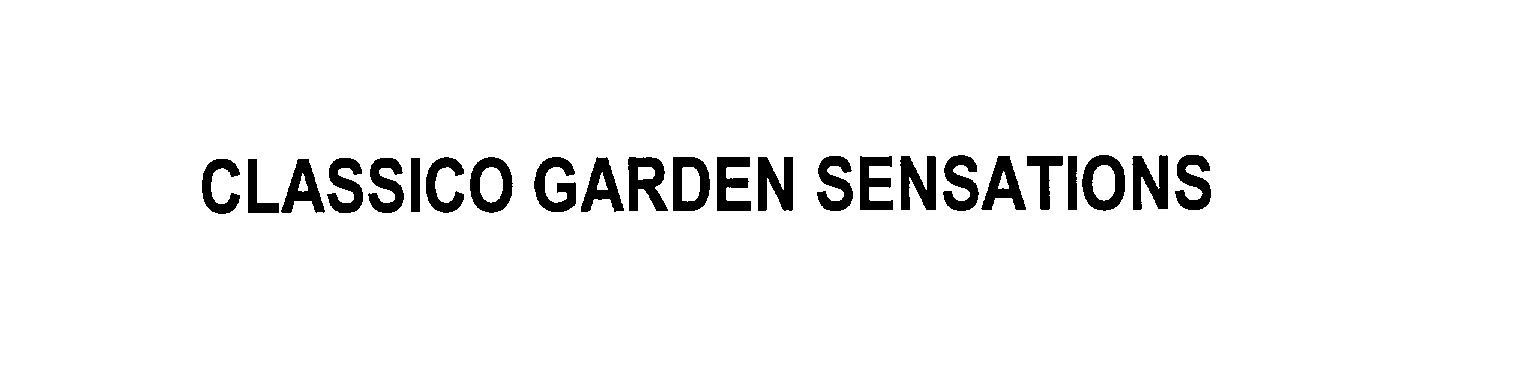  CLASSICO GARDEN SENSATIONS