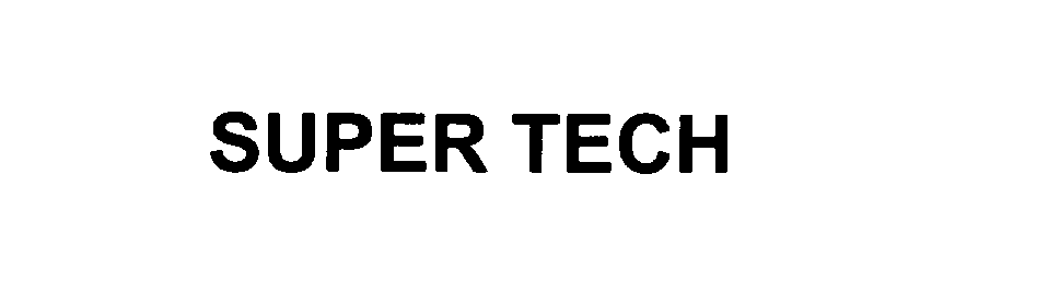 Trademark Logo SUPER TECH