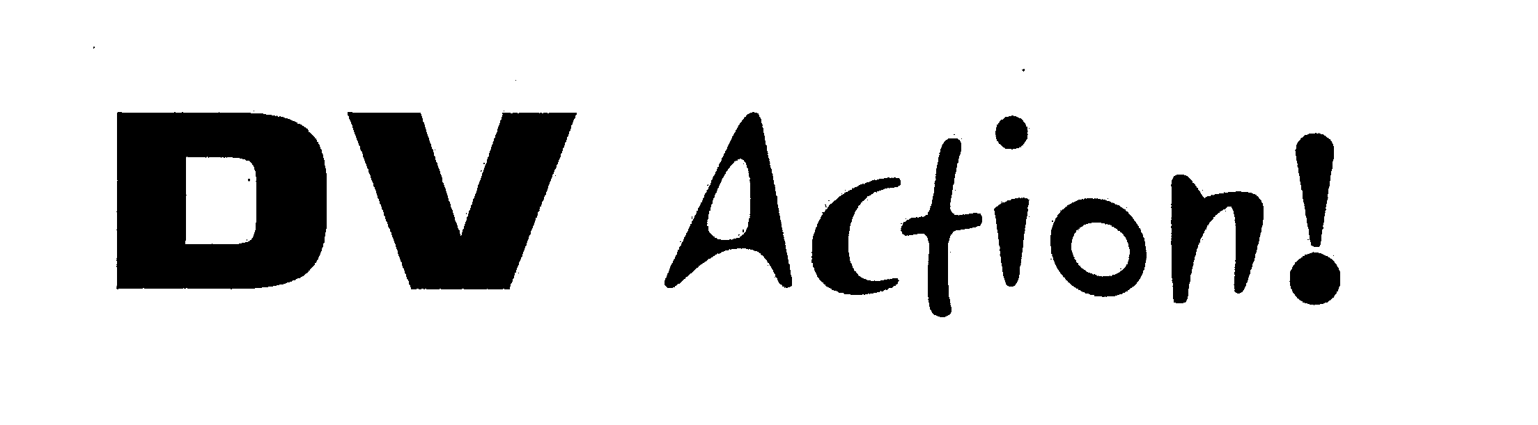 Trademark Logo DV ACTION!