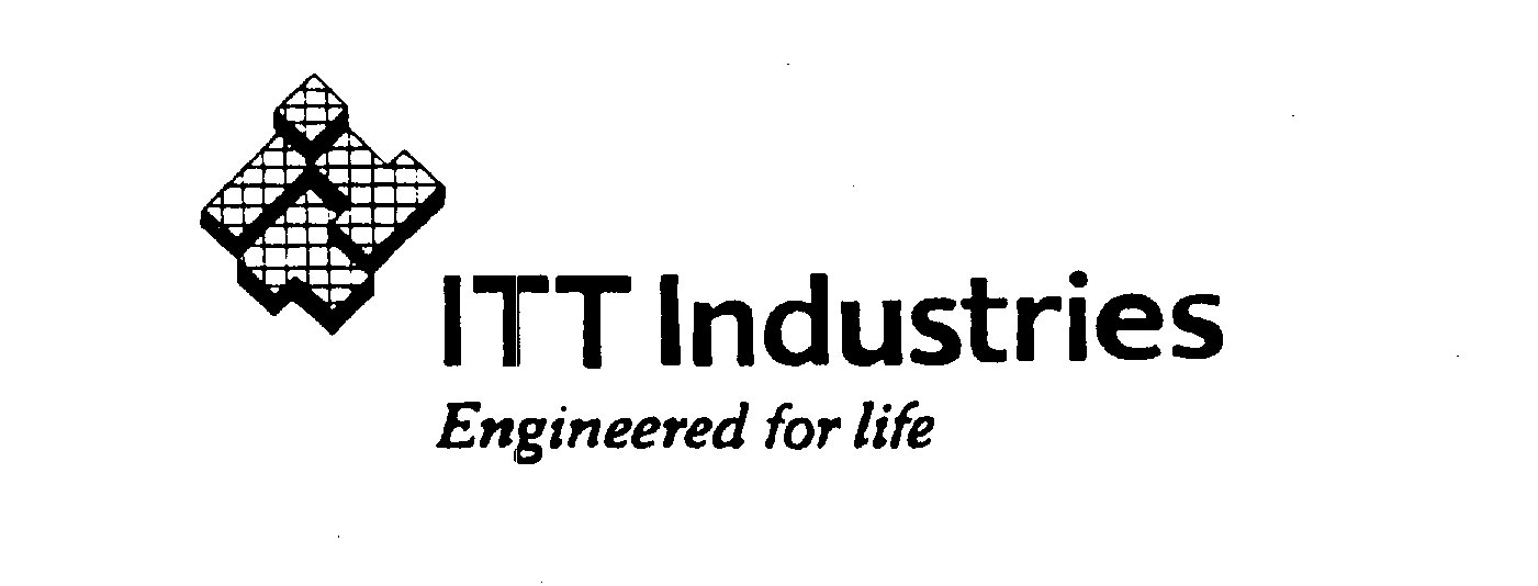 Trademark Logo ITT INDUSTRIES ENGINEERED FOR LIFE