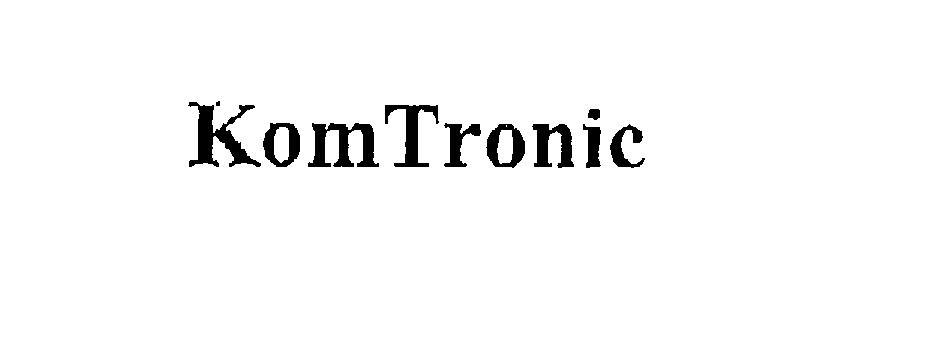  KOMTRONIC