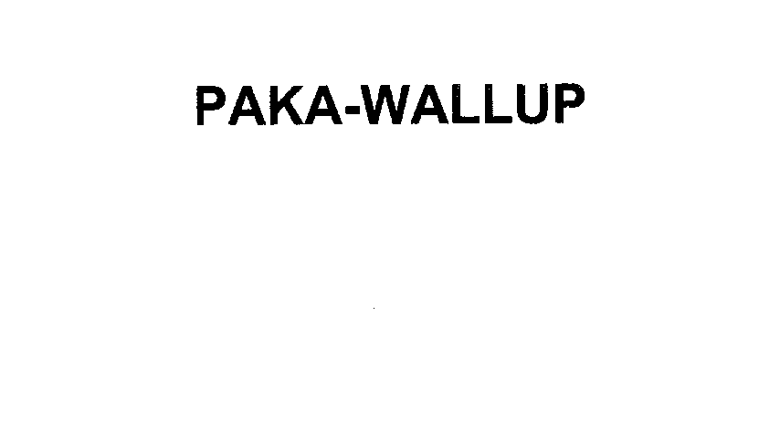  PAKA-WALLUP