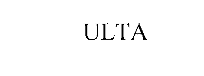 Trademark Logo ULTA