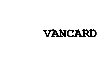 Trademark Logo VANCARD