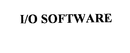  I/O SOFTWARE