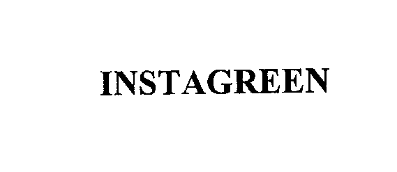 Trademark Logo INSTAGREEN