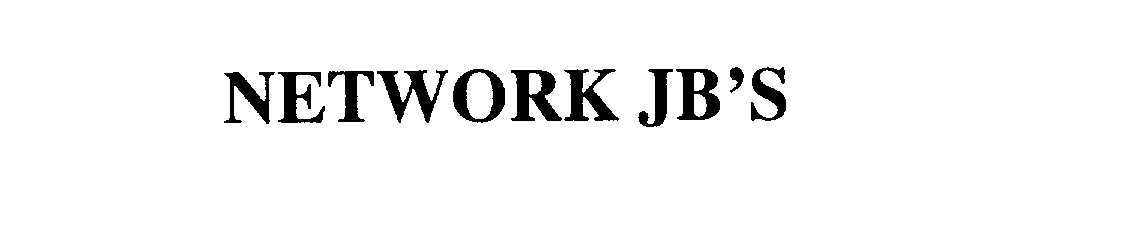 Trademark Logo NETWORK JB'S
