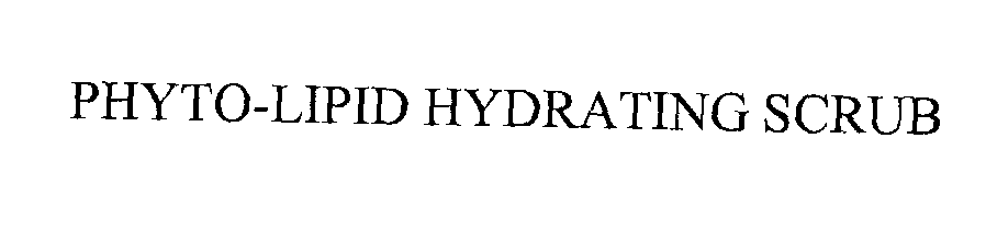 Trademark Logo PHYTO-LIPID HYDRATING SCRUB