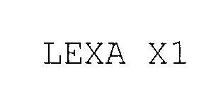  LEXA X1